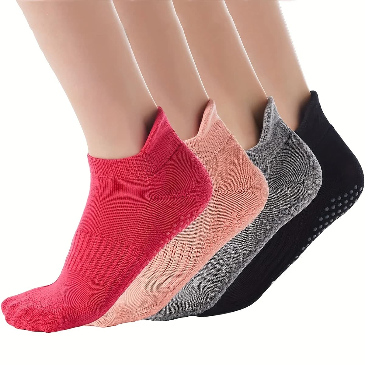 Anti-slip socks for pilates Breathable cotton yoga socks for fitness women Sports socks for dance classic for gym workout