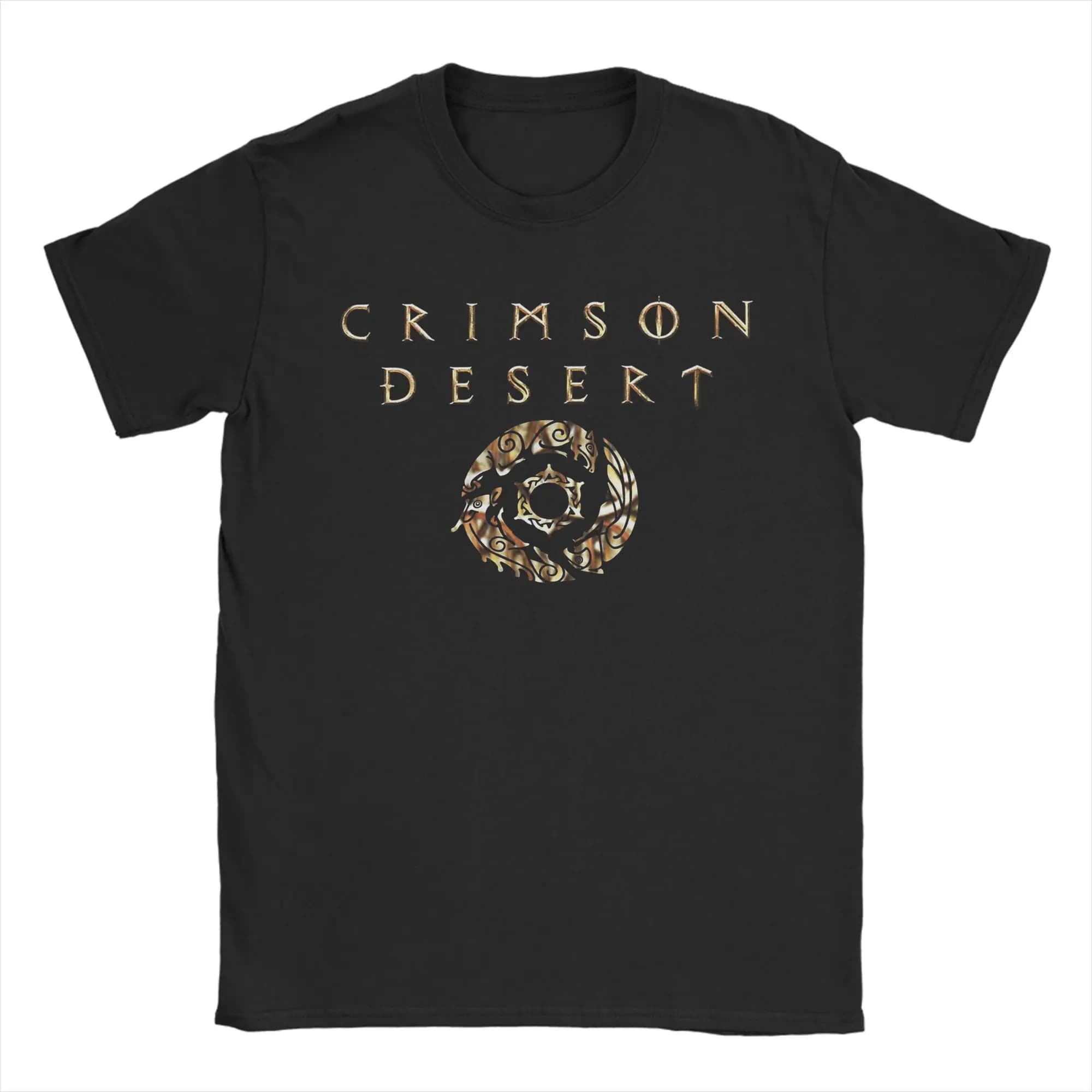 Crimson Desert Video Game T-Shirts for Men Funny Cotton Tees O Neck Short Sleeve T Shirts Summer Clothes