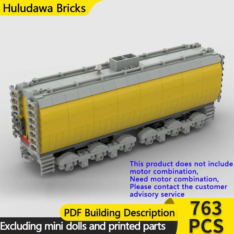 City Car Model MOC Building Bricks Railway Diesel/Water Tankcar Modular Technology Gifts Holiday Assemble Children Toys Suit