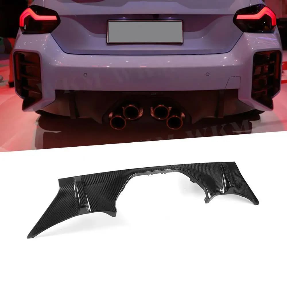 Spoiler Posteriore in Fibra di Carbonio per BMW Serie 2 M2 G87 2 Porte 2023+ con Diffusore Posteriore in FRP