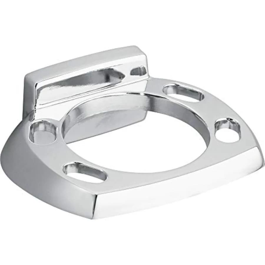 Contemporary Wallet in Chrome with Modern Design for Use in Bathroom