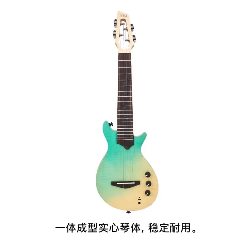 TOM U1 Digital Silent Ukulele Mini chitarra per principianti da 23 pollici