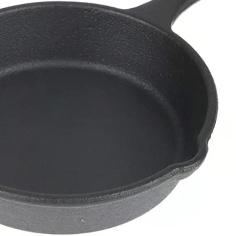 Mini Cast Iron Frying Pan Non-Stick Omelette Pan Portable Small Frying Pan Skillet With Double Drip-Spouts For Stove Oven
