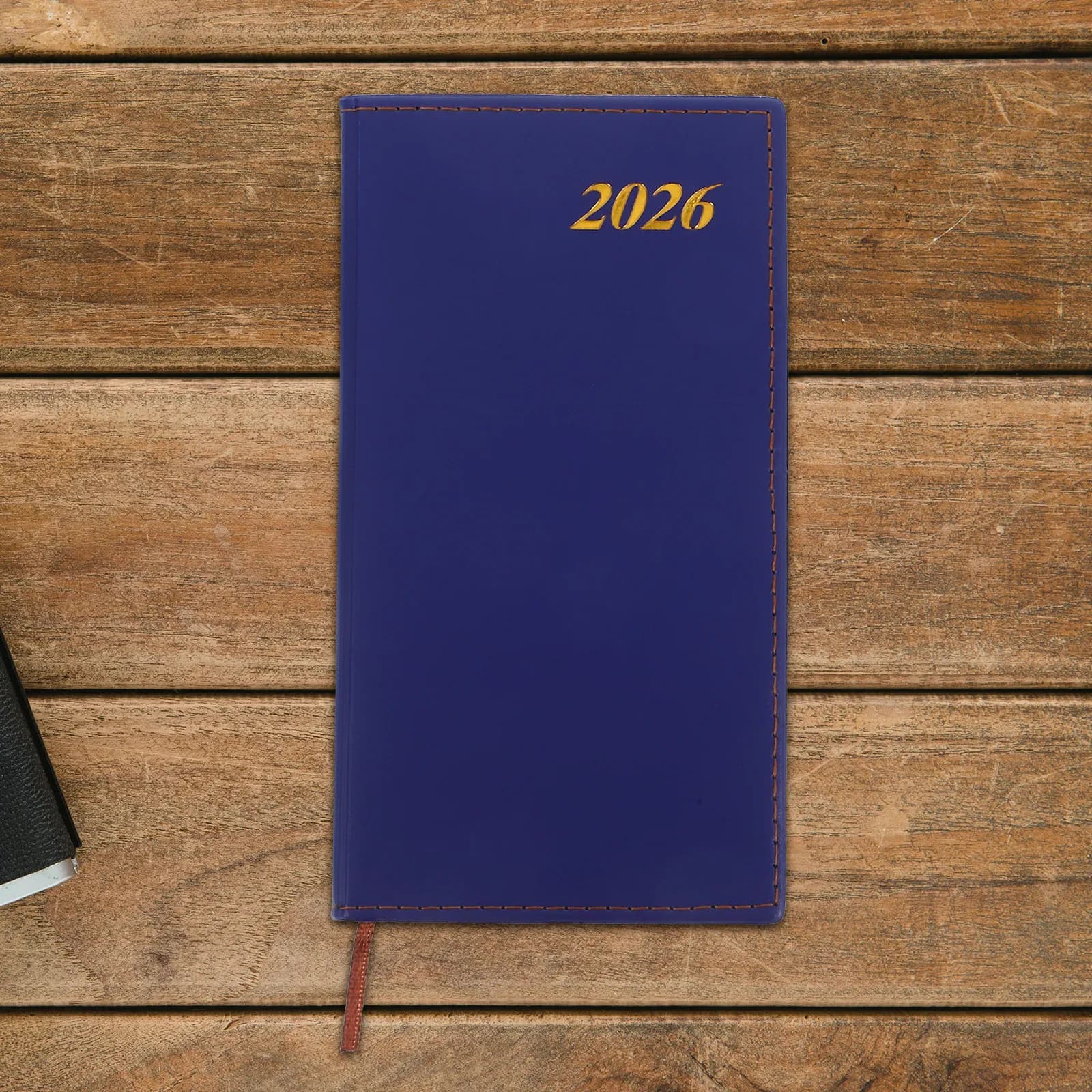 Agenda Settimanale 2026 A6 Tascabile Minimalista con Copertina Effetto Legno, Ampio Spazio per la Scrittura e Pagine Lisce per l'Uso Quotidiano