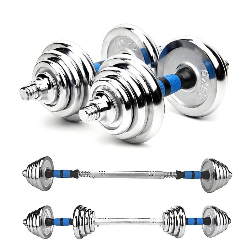 Electroplating Adjustable Dumbbell Variable Barbell Set Multifunctional Dumbbell Sheet Fitness Equipment