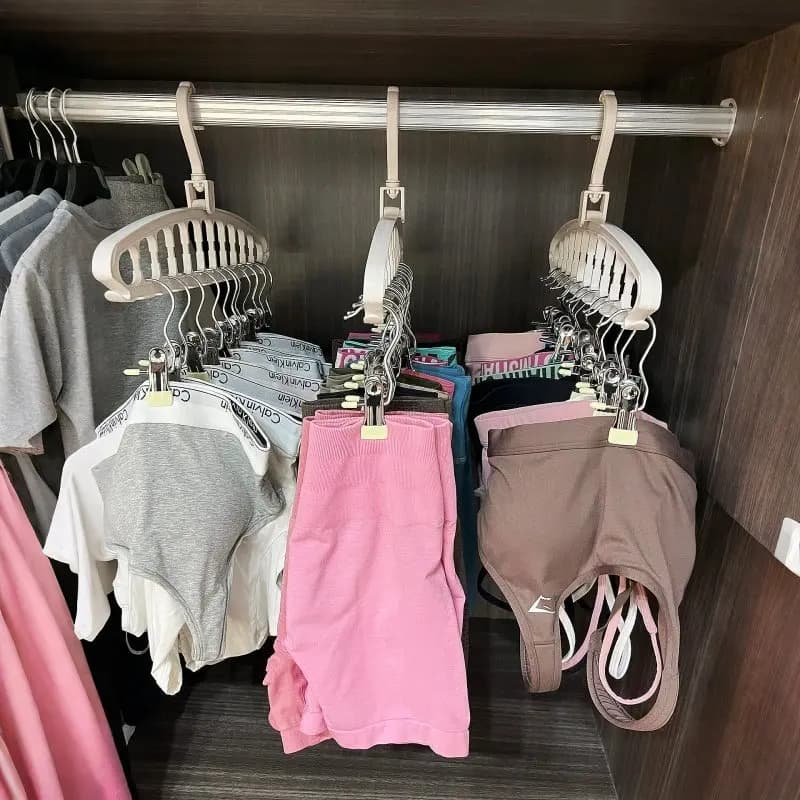 Fitness Clothes Hanger Bag, Yoga Pants Organizer, Sports Bras, Shorts, Gym Dresses