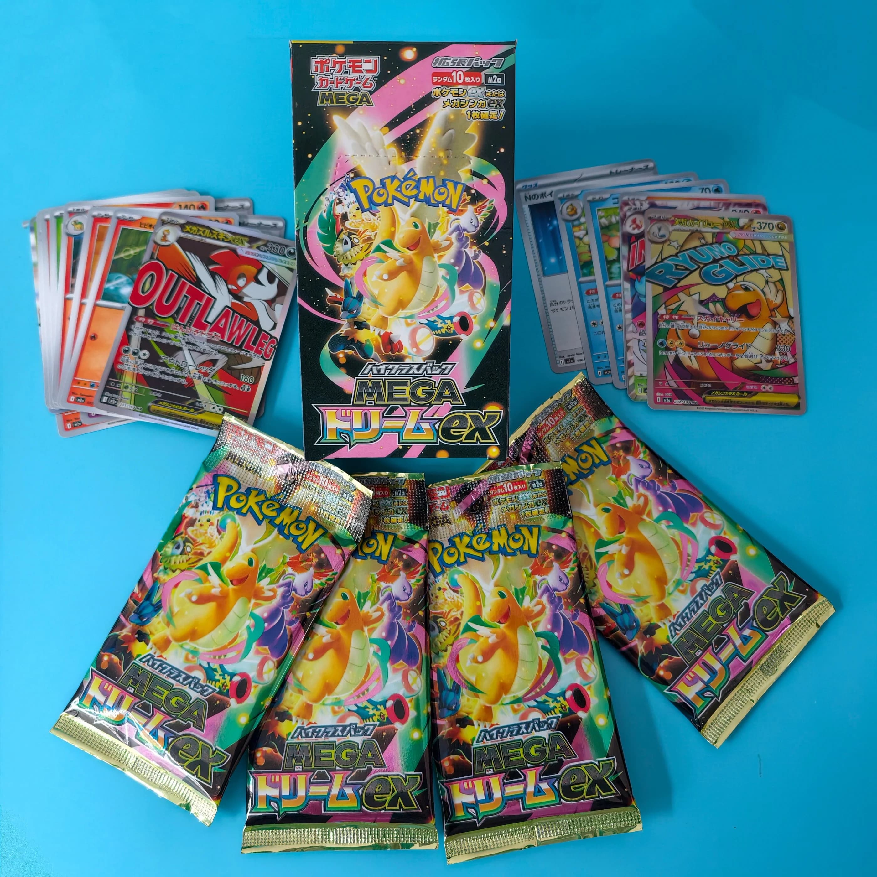 Pokemon PTCG Card Japanese Version MEGA Dream EX M2a Booster Pack DIY Self Made Single Card Classic Game Anime Cards