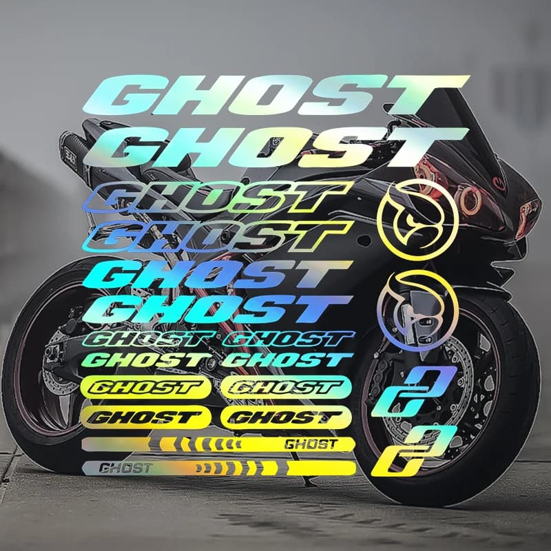 G178 Telaio della bicicletta Adesivi in vinile per GHOST Bici da strada Mountain Bike MTB BMX Ciclismo Rack Decalcomania Accessori decorativi per bici