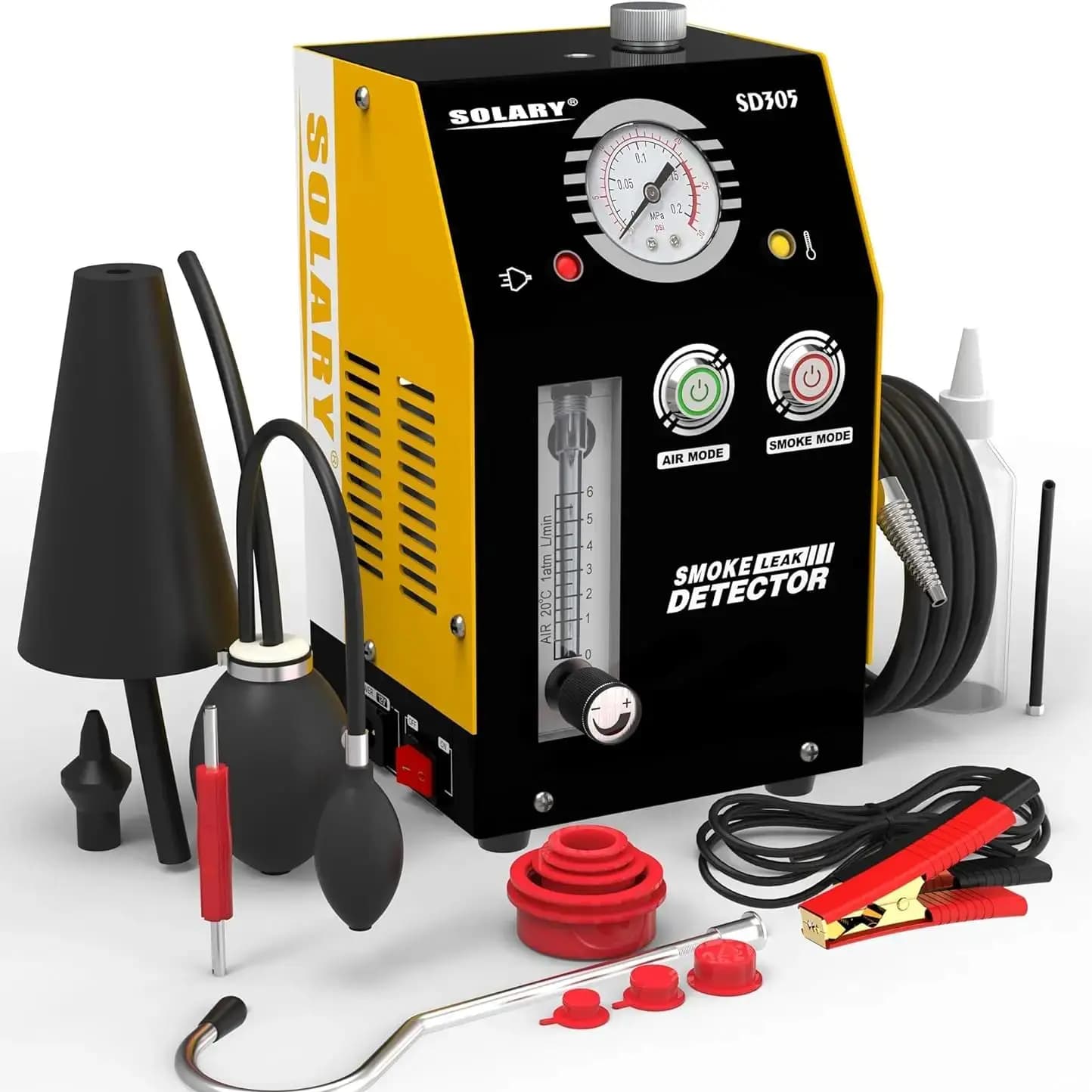 Tester per perdite per macchina del fumo Evap automobilistica - Diagnostica del fumo sotto vuoto DC 12V con pompa ad aria incorporata