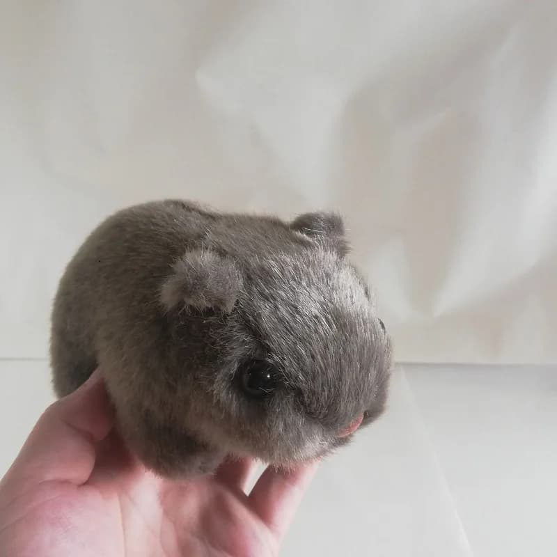 About 18cm Plush Toy Gray Mouse Hamster Soft Doll Baby Toy Boys And Girls Toys Birthday Xmas Gift h1299