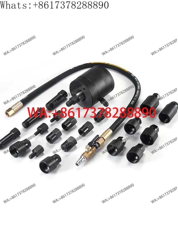 Pneumatic fuel injector disassembly tool set puller quick fuel injector disassembly quick fuel injector disassembly auto repair.