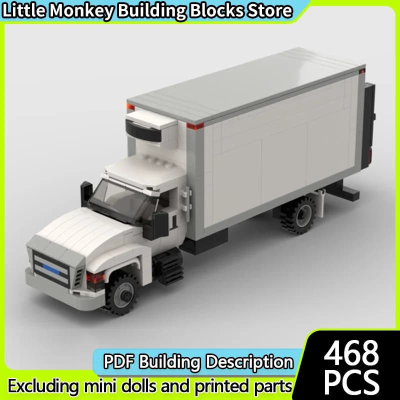 City Car Model MOC Building Bricks Classic Transport Delivery Truck Modular Technology Children Holiday Gifts Assemble Toys Suit