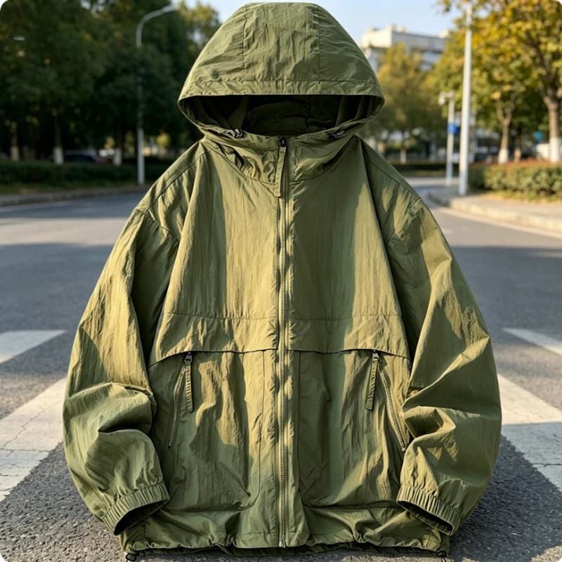 UPF50+ Summer Ice Silk UV Protection Hooded Sun Protection Jacket Men's Outdoor Fishing Hiking Anti-UV Coat Breathable Quick Dry