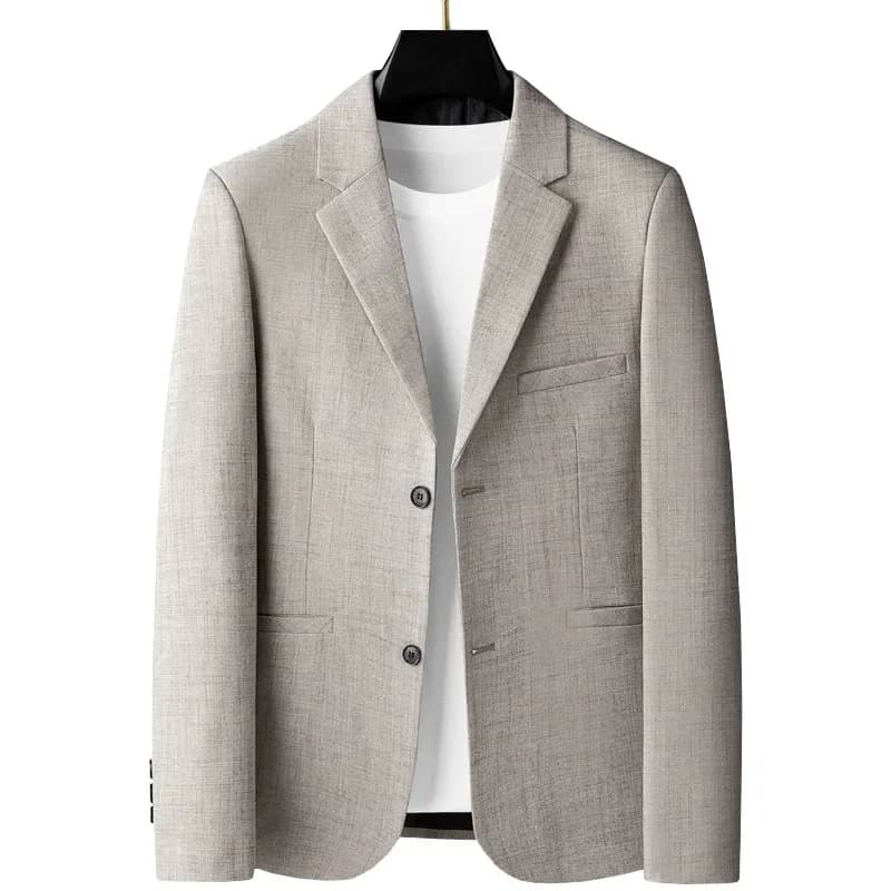 New Spring Man Thin Formal Wear blazer giacche Solid Business abiti Casual cappotti uomo Slim blazer giacche abbigliamento uomo 4XL
