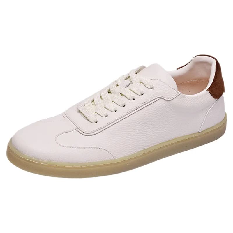 Sneakers di Design da Uomo, Scarpe Casual in Vera Pelle, Oxford da Esterno, Scarpe in Pelle Traspiranti a Profilo Basso per Allenamento
