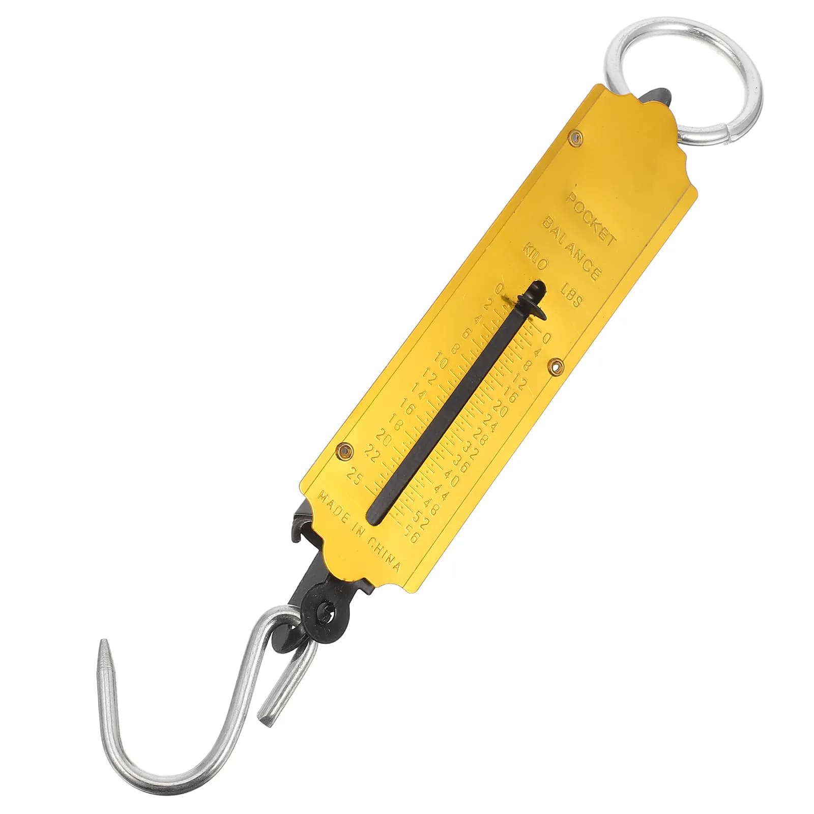 Bilancia a Molla Portatile Compatta per Viaggi, Casa, Cucina, Pesca, Bagagli, Verdure, con Gancio per Appendere