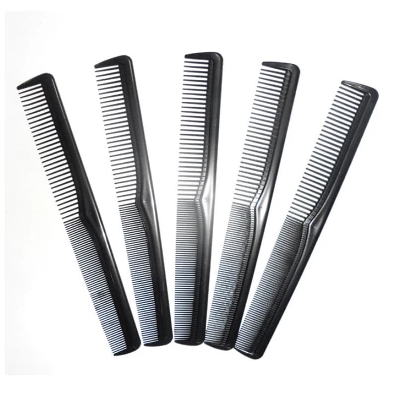 Coal Fiber wide teeth combs for hairdressers, Heat resistant, for Styling and Hair Care