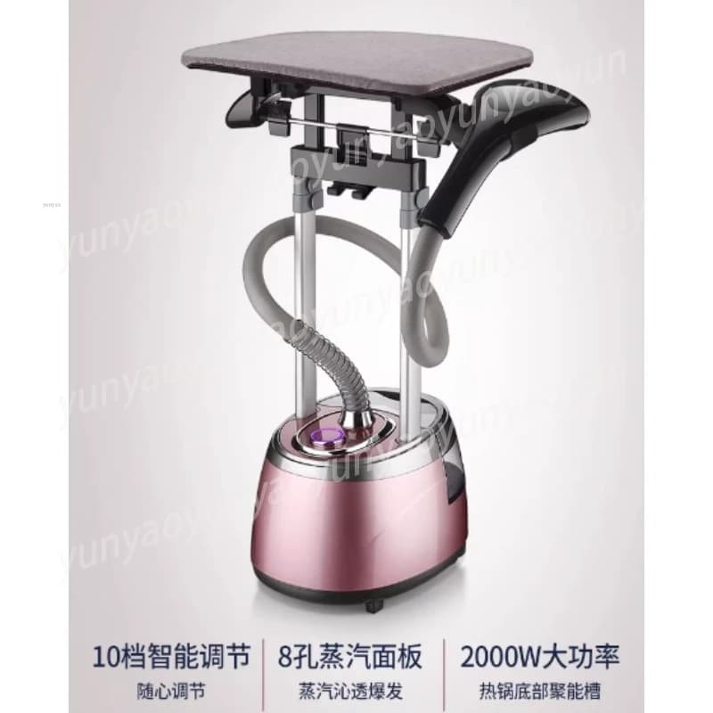 Vaporizzatore per Indumenti Commerciale, Ferro da Stiro Verticale 2-in-1 per Uso Domestico, Vapore Continuo per Pulizia a Secco dei Vestiti
