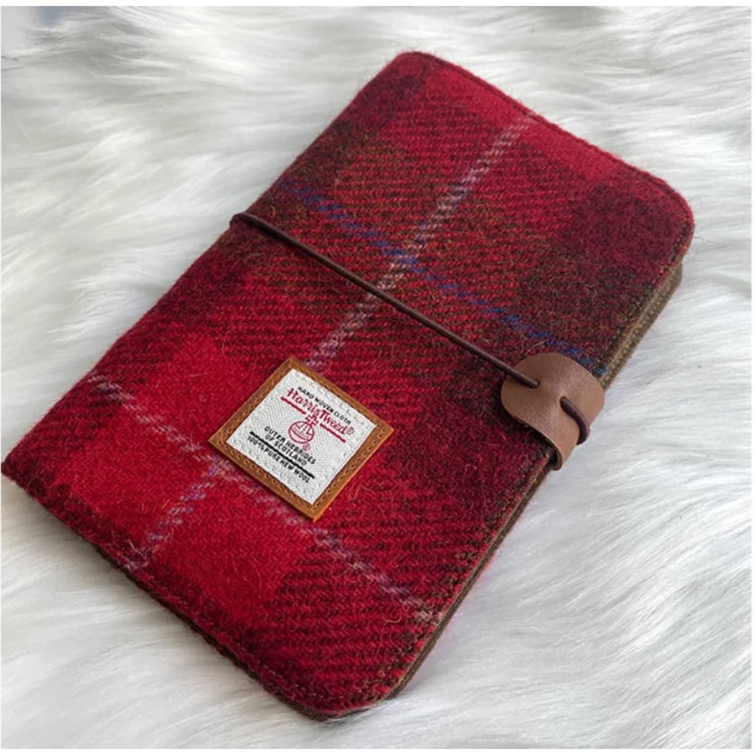 Agenda in Harris Tweed TN A6, Diario Fatto a Mano, Planner per Affari e Studenti, Articoli di Cancelleria di Alta Estetica