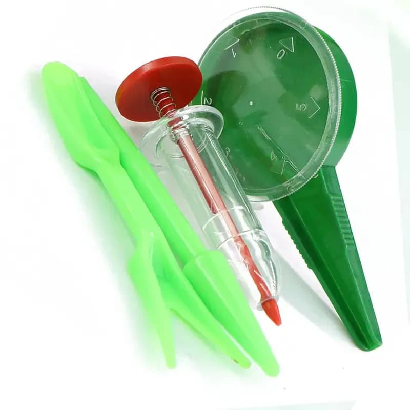 Syringe Seeder Mini Seed Sowing Dispenser Garden Precision Seeding Fertilizing Planter Manual Sower Flower Bed Gardening Tool