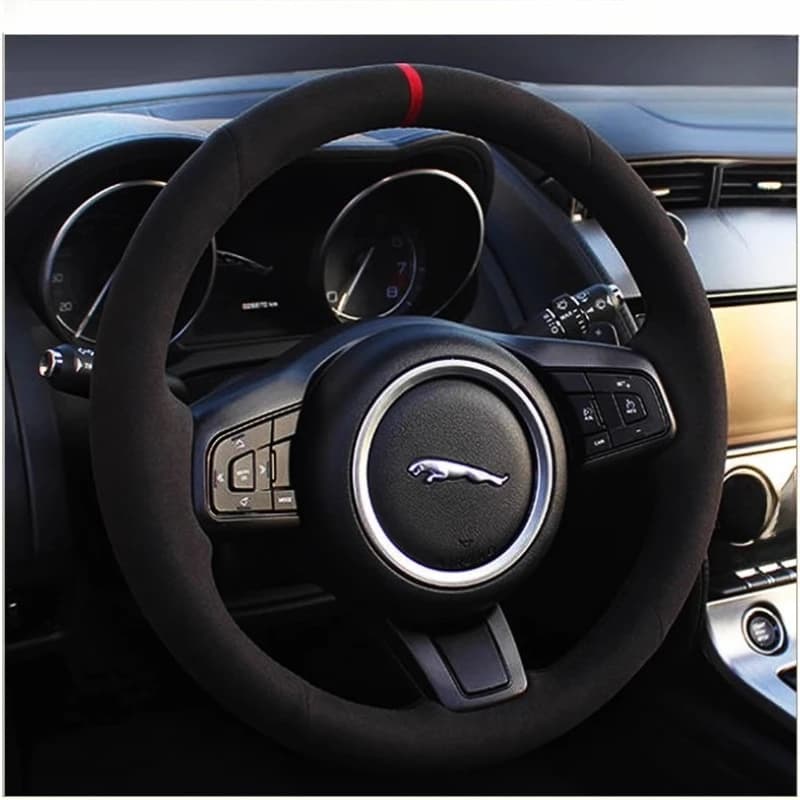 100% suitable for Jaguar F-PACE F-TYPE XEL XF XFL E-PACE XJ Car Seat Cover Black Sewing