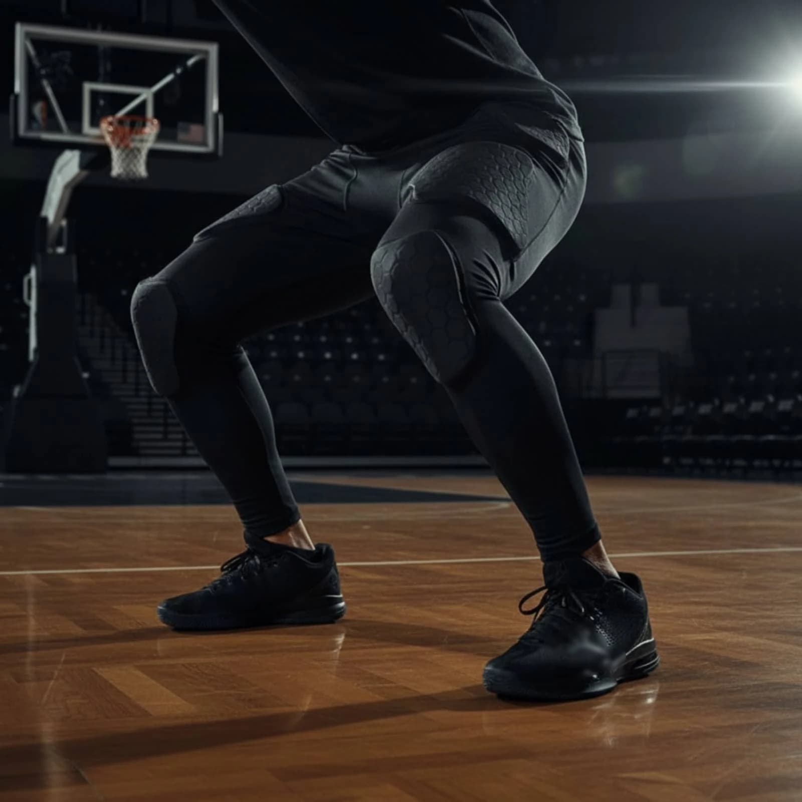 Padded Goalkeeper Pants Shock Absorption Padded Training Leggings Safeguarding Cycling Tights Thick Foam Pads Sports Protection