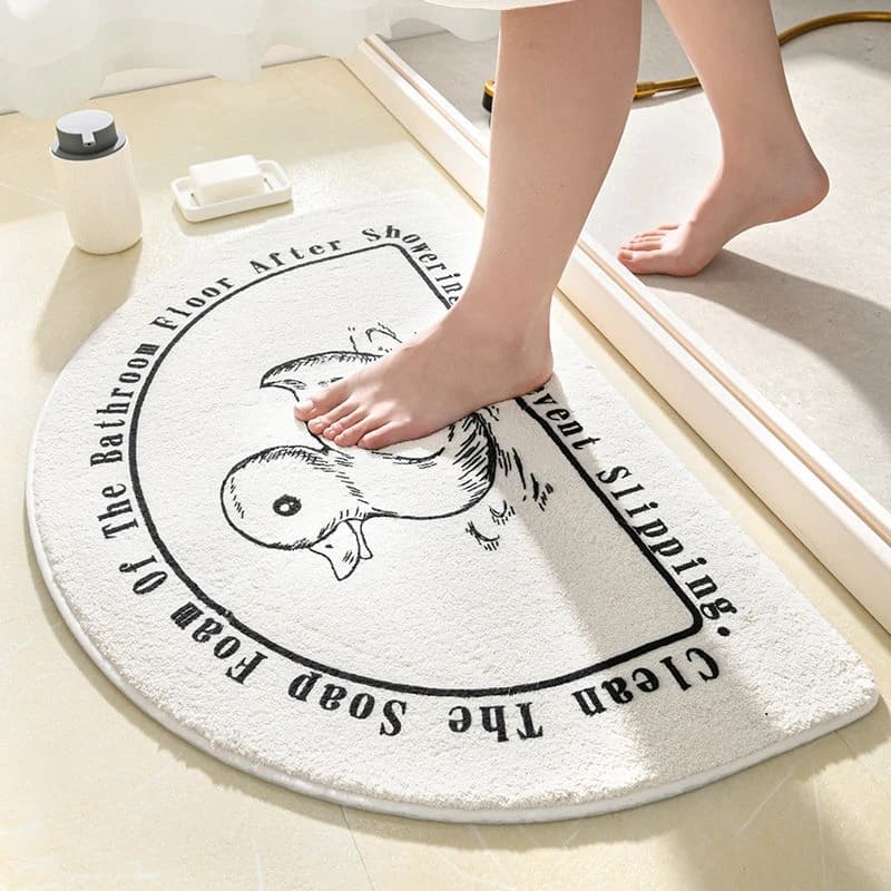 Semicerchio stampe tappetino da bagno assorbenti tappeti antiscivolo tappetini per doccia tappetini per ingresso bagno tappetini per camera da letto decorazioni per la casa