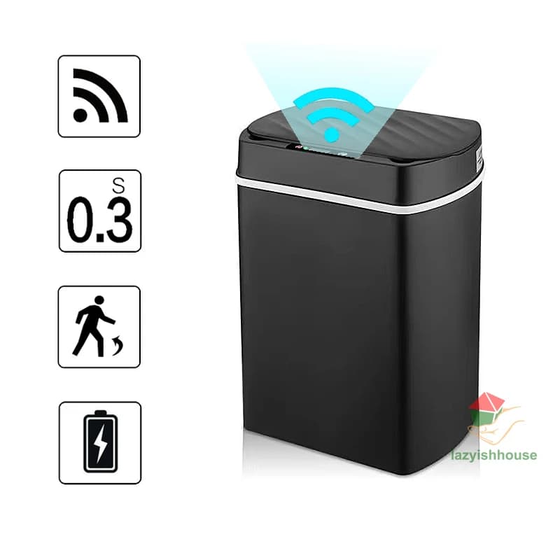 Pattumiera intelligente per la casa della cucina pattumiera per la casa intelligente cestino della spazzatura sensore automatico per il bagno pattumiera strumenti per la pulizia del bidone della spazzatura