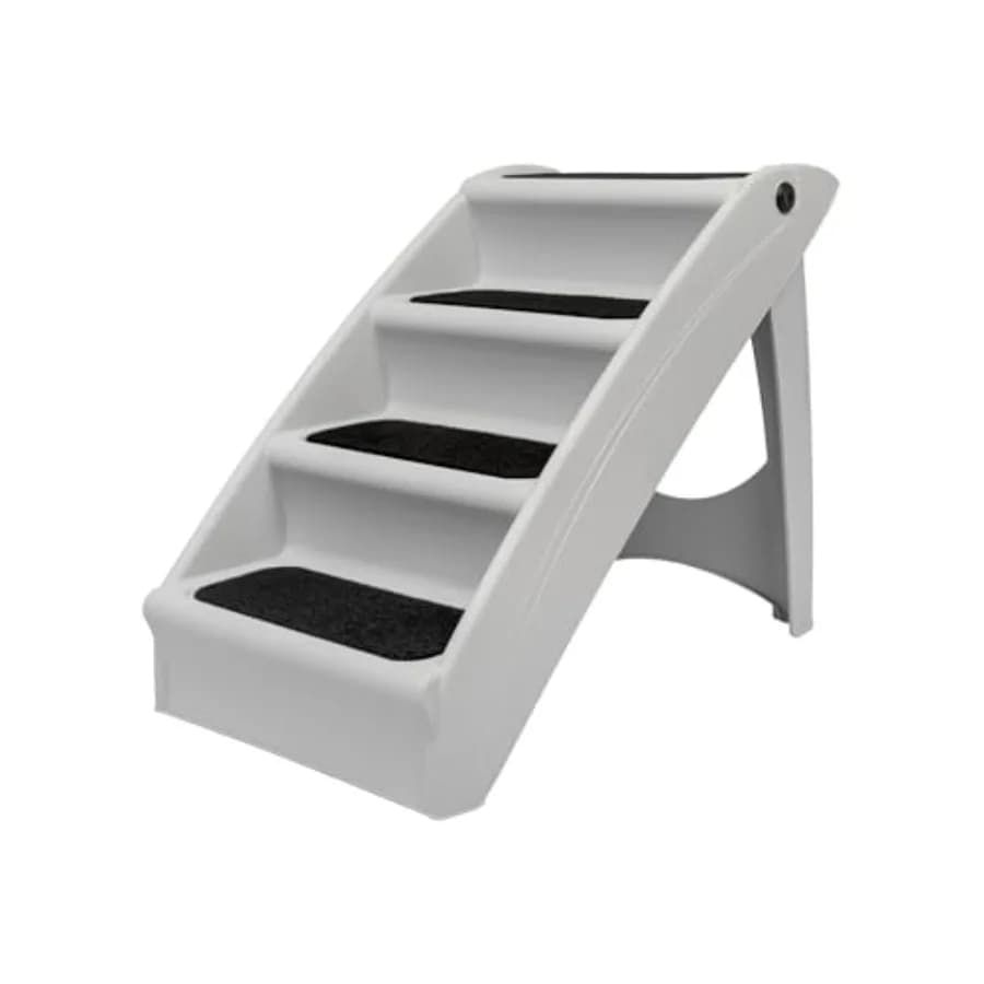 CozyUp Scala Pieghevole per Cani, Gradini Portatili per Interni/Esterni per Letto e Divano, Grigio, 25 Pollici