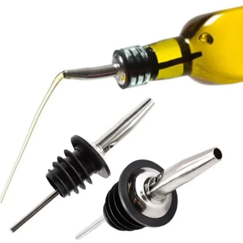 1/3/5 pz Tappo Versatore per Vino in Acciaio Inossidabile, Tappo Versatore per Cocktail da Bar, Tappo Versatore Decorativo per Bottiglie di Vino, Tappo Versatore con Bocca Versatrice, Tappo Versatore per Bottiglie