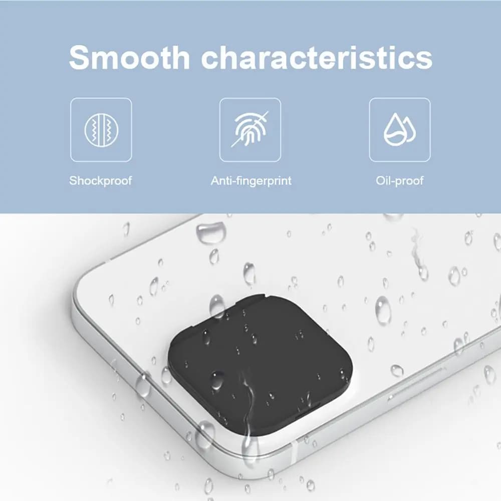 Nuova copertura per webcam Obiettivo della fotocamera posteriore Adesivo protettivo in plastica per la privacy Protezione della copertura della fotocamera per iPhone 13 Pro Max 13Mini