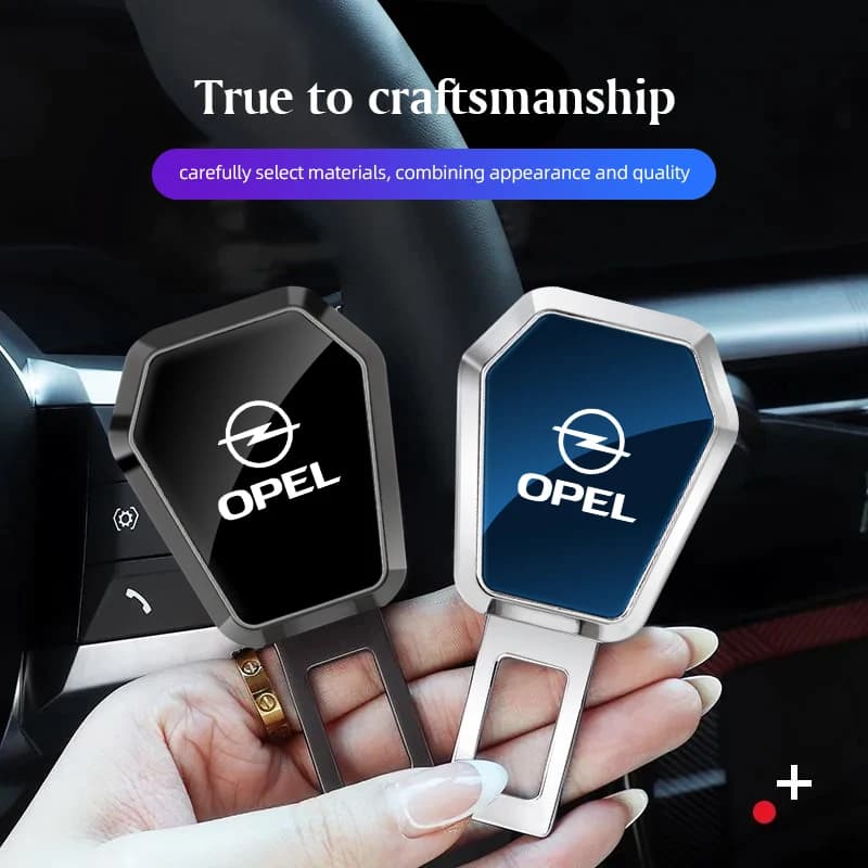 Prolunga per Fibbia Cintura di Sicurezza Auto, Estensione Cinghia di Sicurezza per Opel Astra Corsa Frontera Mokka Grandland Insignia Zafira Karl Ampera