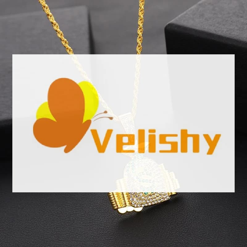 Collana Hip Hop con Ciondolo a Forma di Borsa Portasoldi, Brillante con Zirconia Cubica, per Uomo e Donna, Gioielli Cool Stile Hip Hop Rock Rap