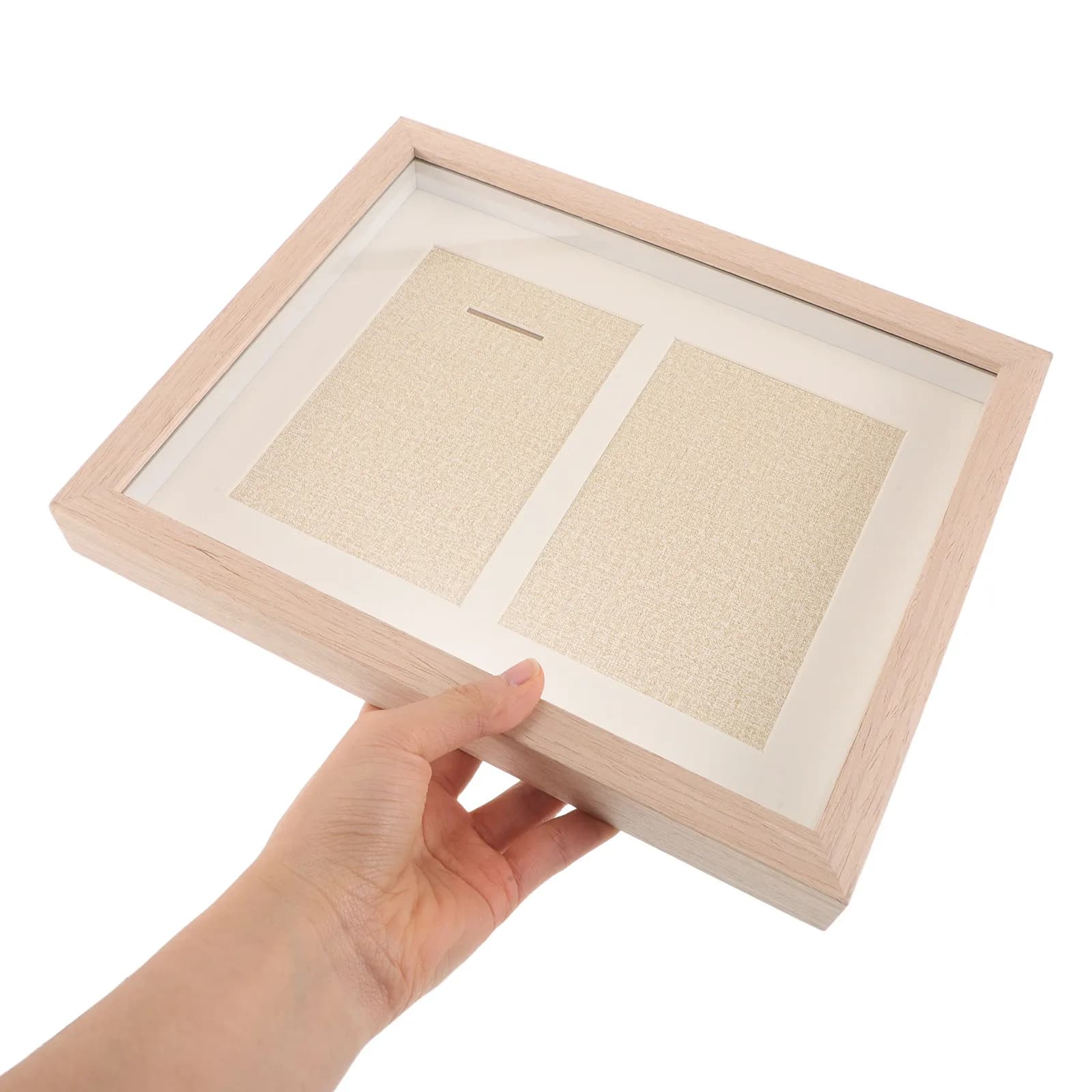 Medals Display Frame for Award Collection and Metal Shadowbox Showcase Desktop Picture Case with Protective Glass