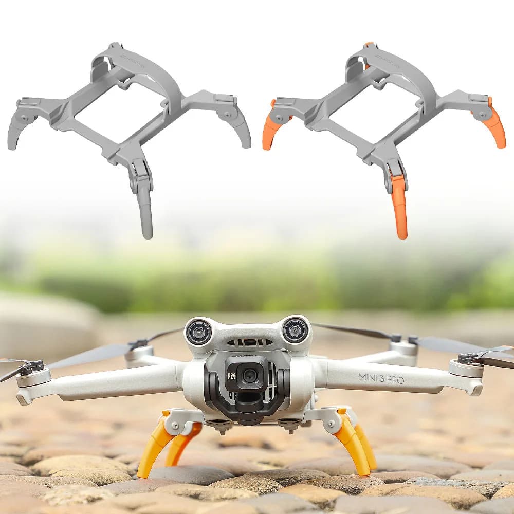 Foldable Landing Gear for DJI Mini 3 Pro Extensions Heightened Gears Support Leg Protector Stand for DJI Mini 3 Pro Accessories
