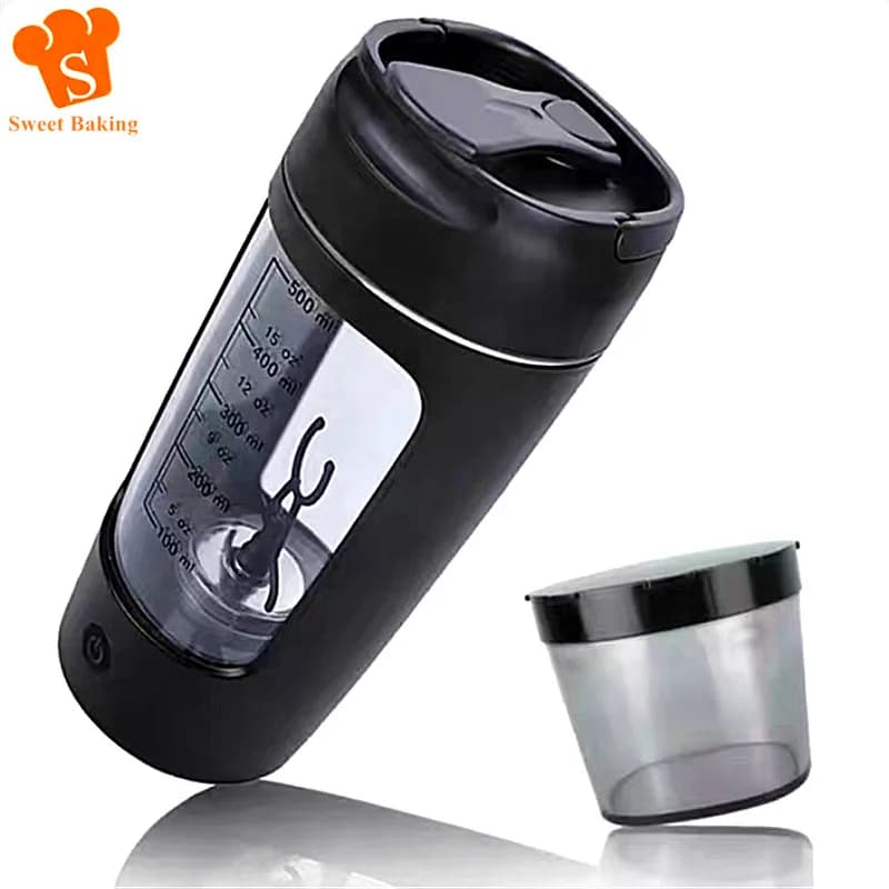 650ml USB Portable Whey Protein Shaker Mug for Fully Automatic Shaking Gym Rechargeable Mix for Cocktail without BA