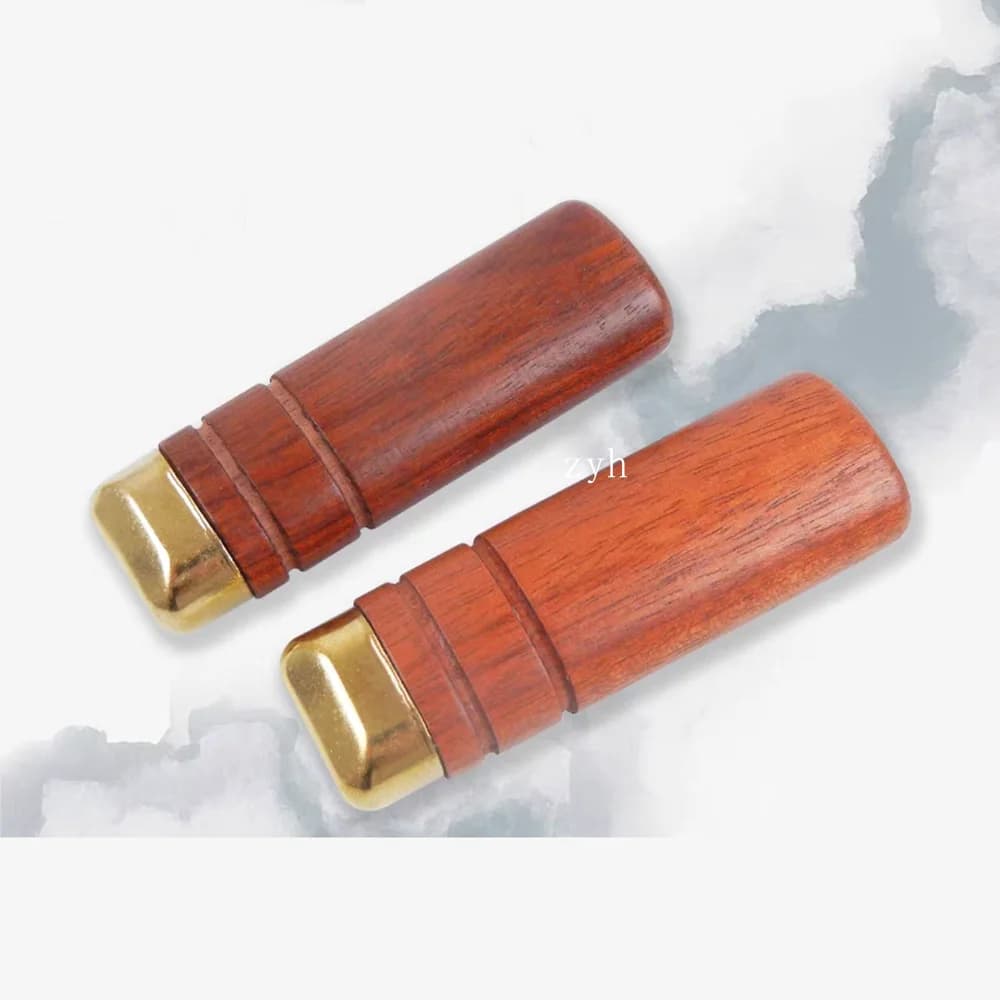 Brazilian Perlated Wood Knife Sleeve Natural Non-slip Chef Japanese Sashimi Blade Handle for Kitchen Knife for Santoku willow blade