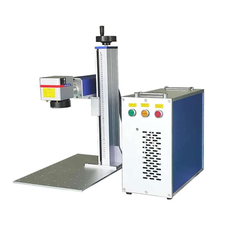 60W JPT Mopa 3D Color Split Portable High Power Fiber Laser Marking Machine Wide Application Metal Engraving Equipment