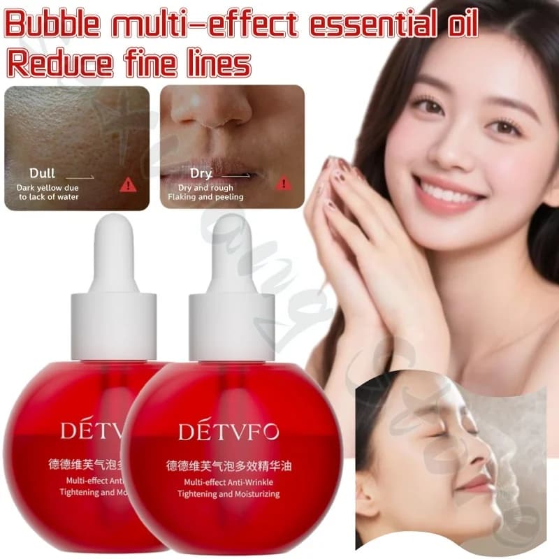 Olio essenziale multieffetto Bubble 30ml idratante e rassodante per la pelle, linee morbide, rinfrescanti, schiarenti e schiarenti