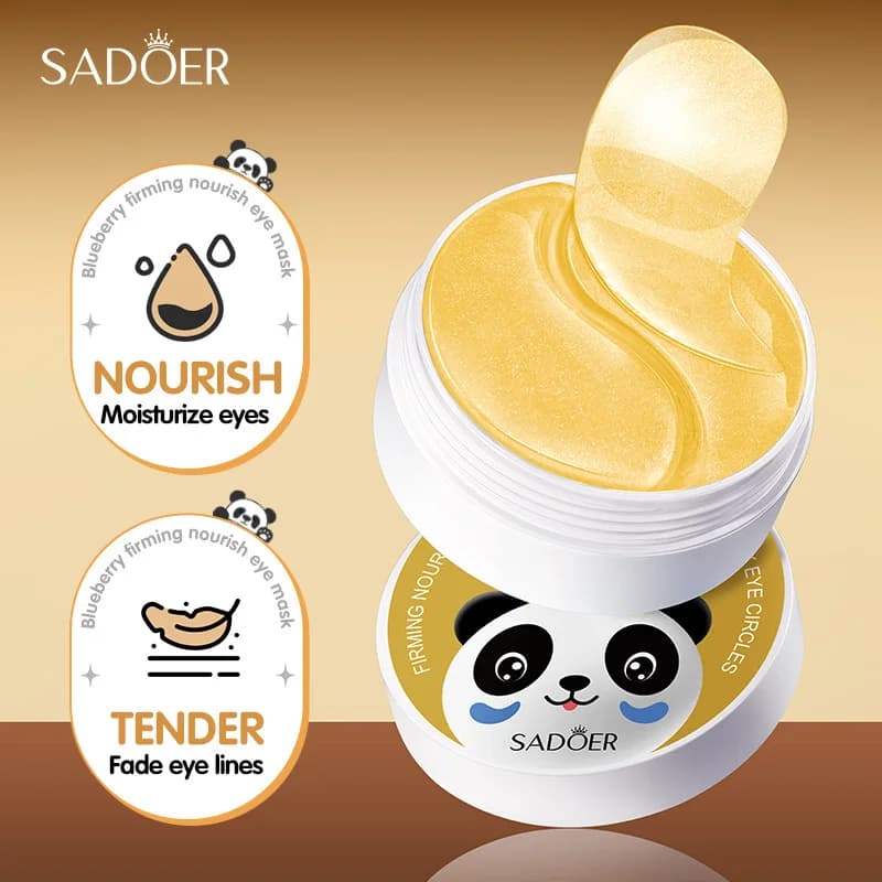 Golden Snail Tightening and Nourishing Eye Mask, Used for Removing Dark Circles, Moisturizing and Caring for Eye Periphery Care