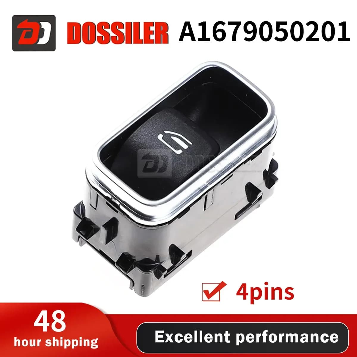 A 1679050201 Dossiler di Alta Qualità Per Mercedes Benz Classe A Porta Laterale Finestra Interruttore di Controllo Pulsante Unità accessori auto 4 Pin