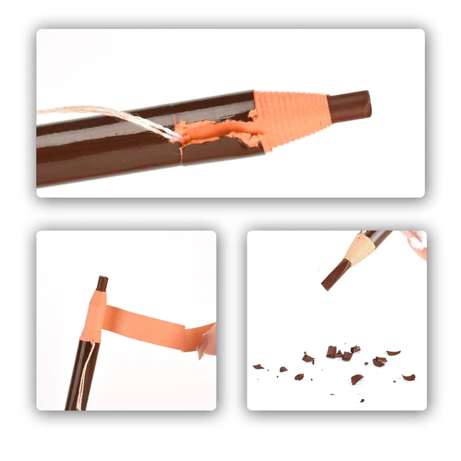 Eyebrow Pencil Waterproof Sweat Proof Waxy Core Eyebrow Enhancer Brow Pen Set for Daily Makeup Beginners