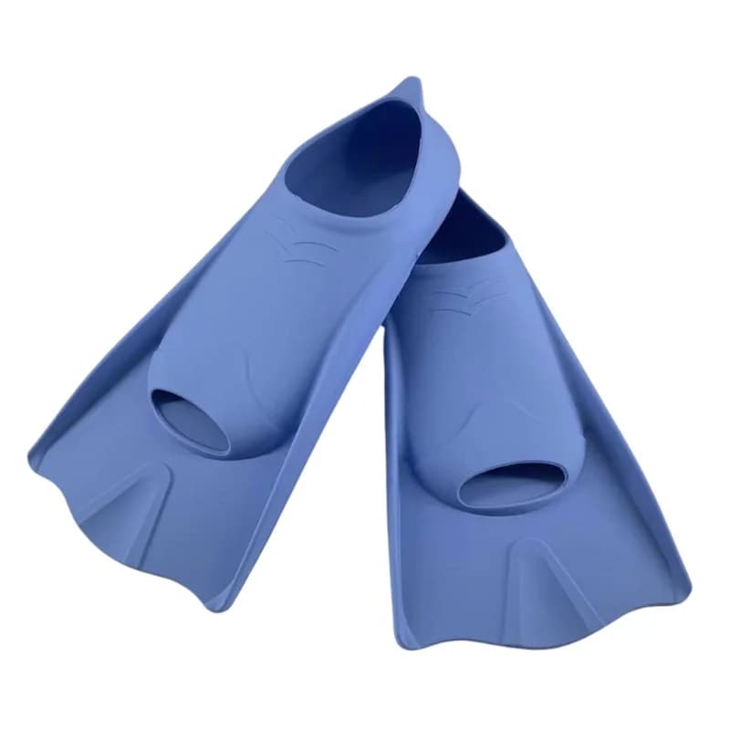 Silicone Short Duck Swimming Fins Adults Kids Snorkeling Fins Freestyle Swim Fins Pool Beginner Water Workout Accessory