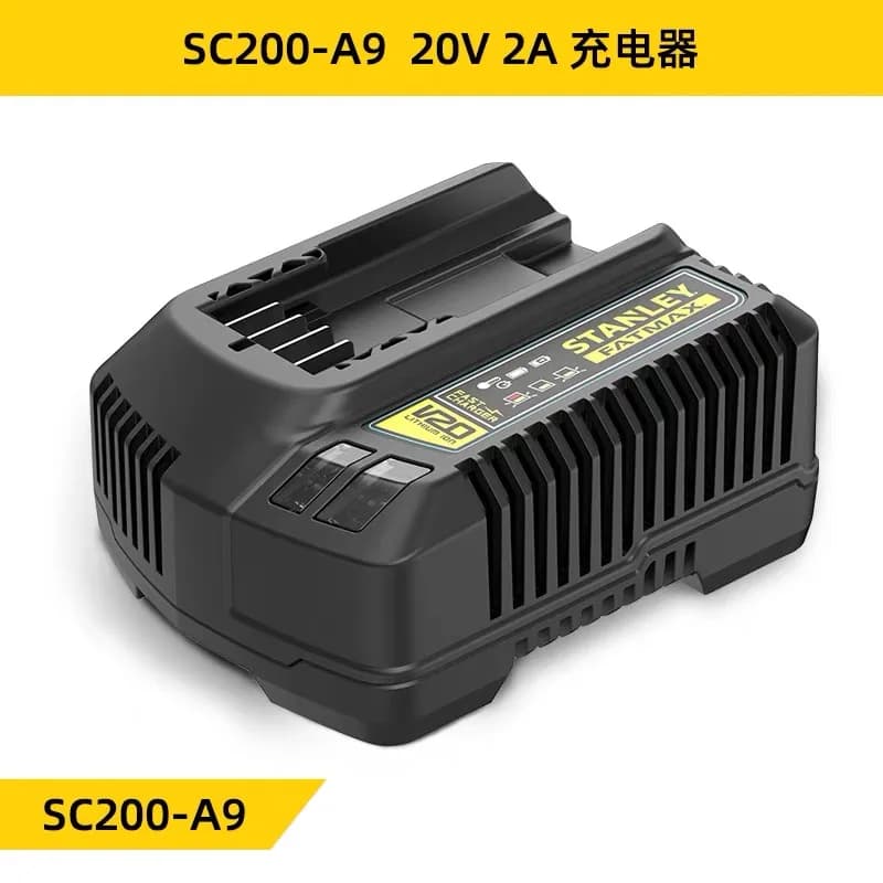 Caricabatteria al litio per accessori per elettroutensili Stanley Li-Battery SC200-A9 20V 2A