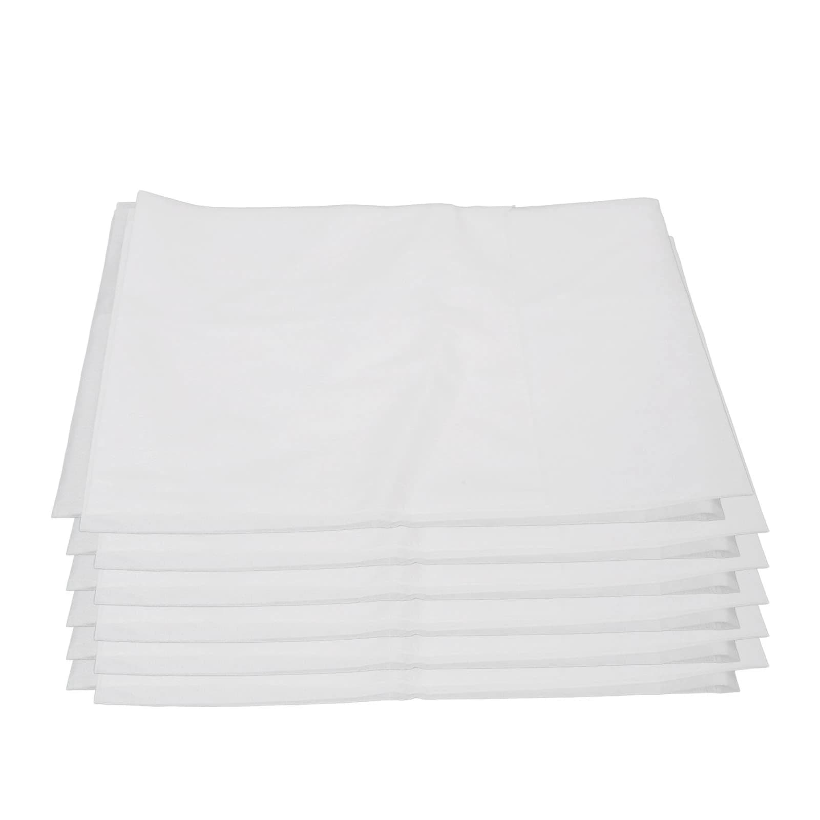 100 Pezzi Lenzuola Monouso Sottili e Traspiranti Senza Fori Bianche 170x70cm per Lettini da Massaggio e Centri Estetici
