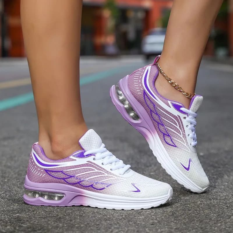 Scarpe Sportive Casual da Donna in Mesh, Antiscivolo, Leggere, Traspiranti, Resistenti all'Usura, Scarpe da Corsa su Strada con Piattaforma per Donna