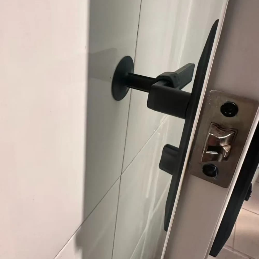 Fermaporta in Silicone, Protezione per Parete, Senza Foratura, Adesivo in Gomma Anti-Collisione per Casa e Ufficio