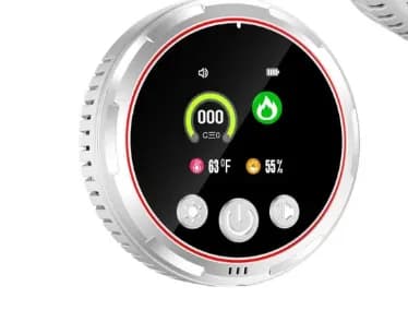 Carbon monoxide detector Household outdoor air quality alarm Five-in-one composite gas tester European standard