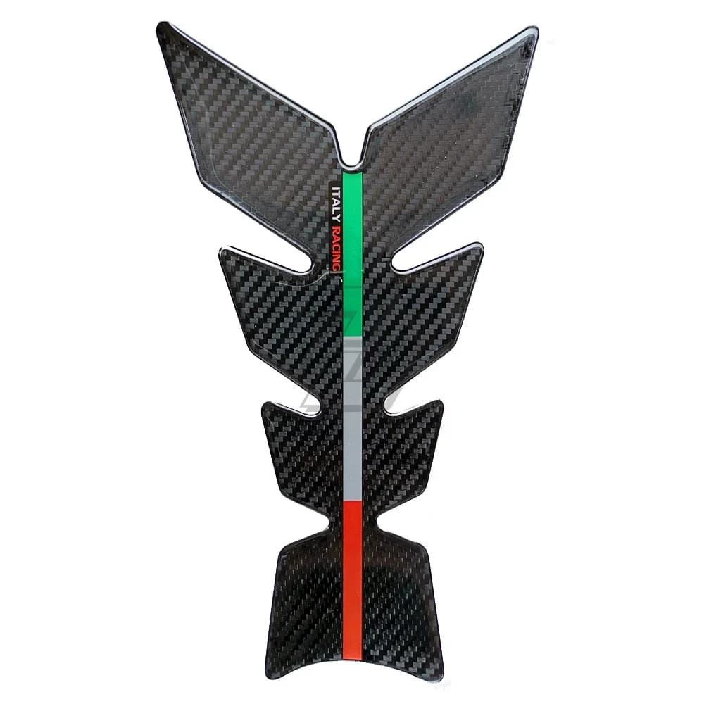 Protezione per serbatoio moto in resina 3D Decalcomanie per serbatoio carburante da corsa Italia per Ducati Tankpad
