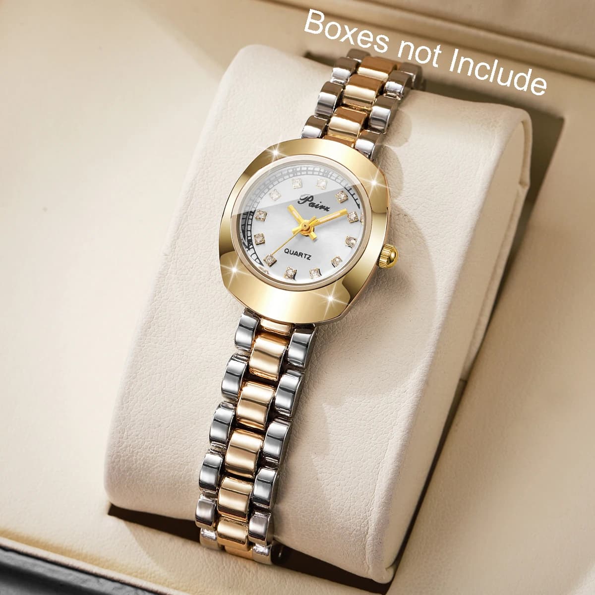 Women's Luxury Diamonds Watch Quartz Wrist Watch with Fashionable Small Dial Reloj Mujer (No Box)
